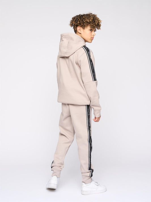 Kids Techy Taped Tracksuit Ash Grey