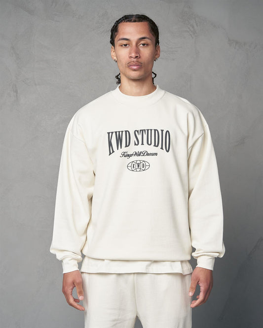Studio Studios Crew Sweat Off White