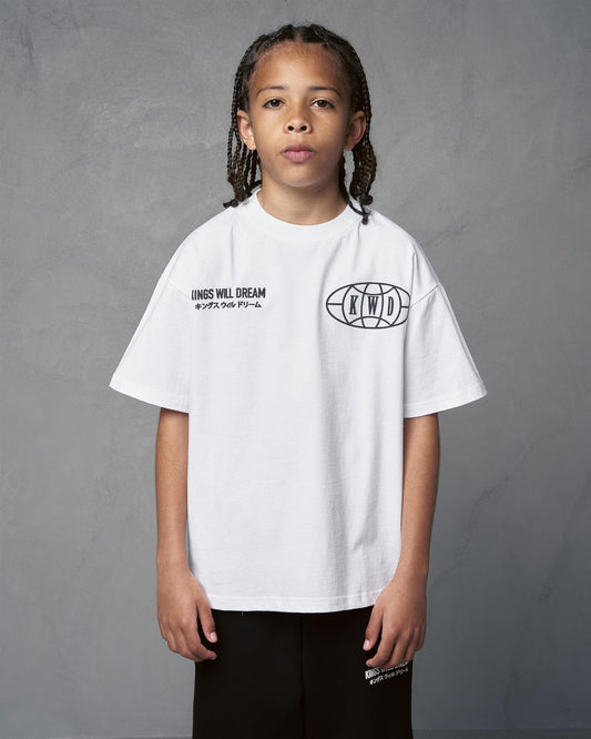 Kids Studio Duo Line T-Shirt Optic White
