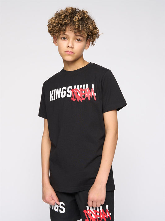 Kids Tagged T-Shirt Black