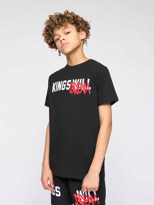 Kids Tagged T-Shirt Black