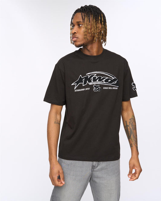 Dashed T-Shirt Black