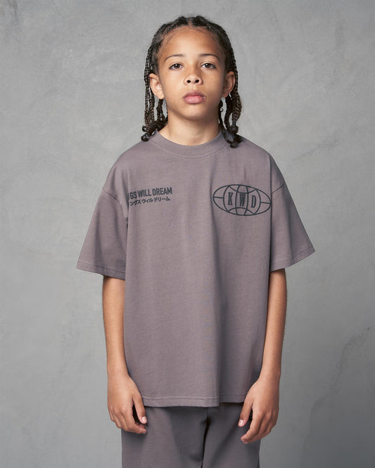 Kids Studio Duo Line T-Shirt Grey