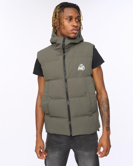 Nahjo Gilet Olive