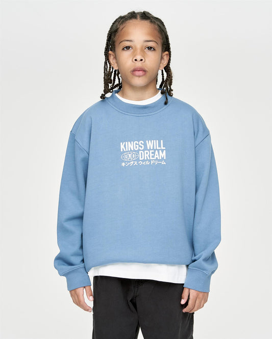 Kids Studio Title Crew Sweat Blue