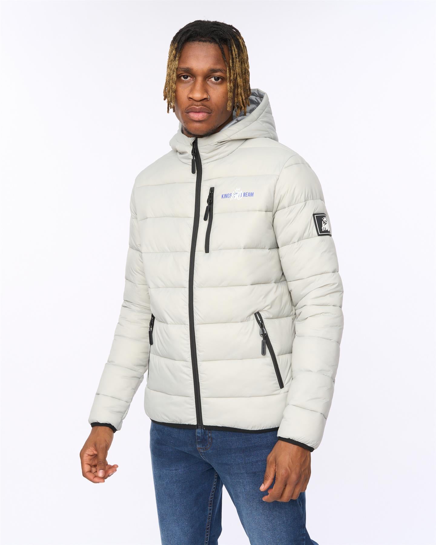Barcana Puffer Jacket Grey - Main Image