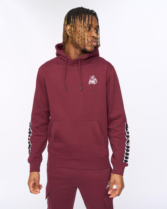 Sleevely Hoodie Burgundy