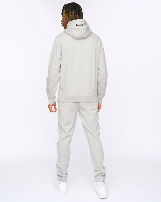 Kingdome Hoodie & Jogger Grey Marl