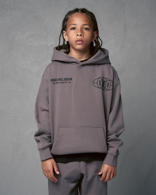 Kids Studio Duo Line Hoodie Grey
