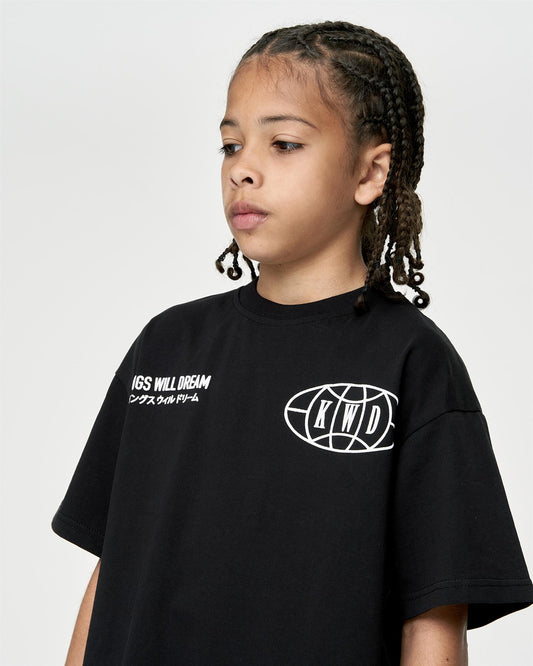 Kids Studio Duo Line T-Shirt Black
