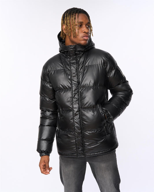 Welcome Puffer Jacket Black