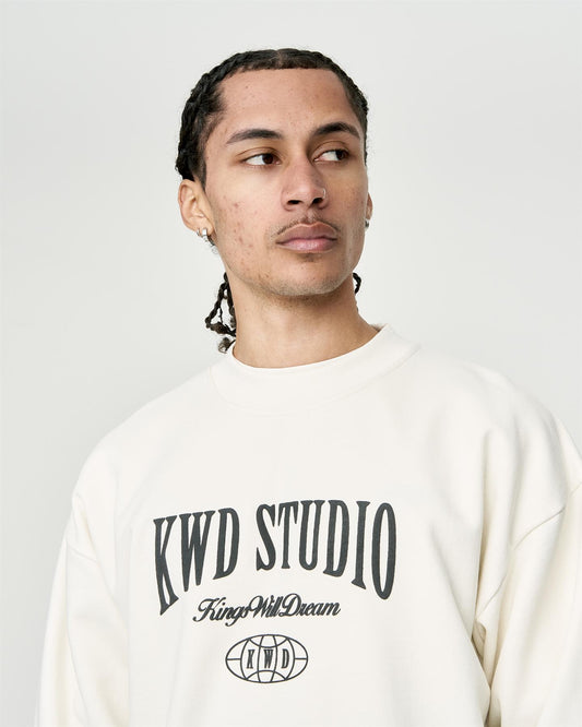 Studio Studios Crew Sweat Off White