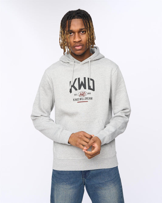 Tattooed Hoodie Grey Marl