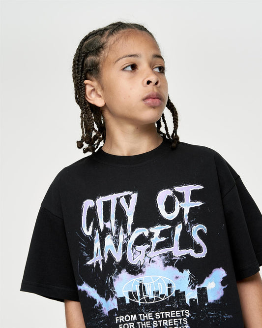 Kids Studio Angel City T-Shirt Black