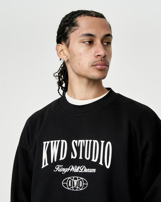 Studio Studios Crew Sweat Black