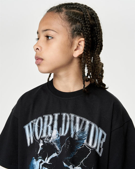 Kids Studio Worldaround T-Shirt Black