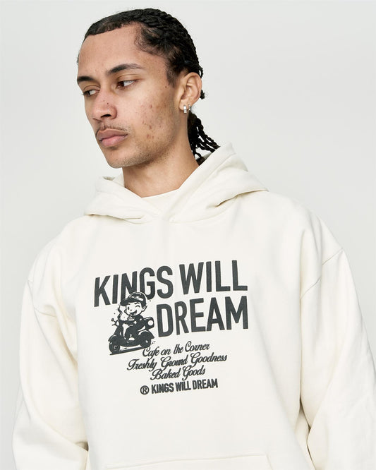 Studio Cafe Boy Hoodie Off White