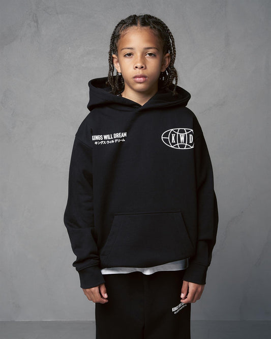 Kids Studio Duo Line Hoodie Black
