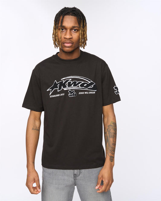 Dashed T-Shirt Black