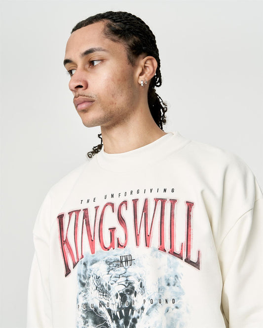 Studio Snake Eyes Crew Sweat White