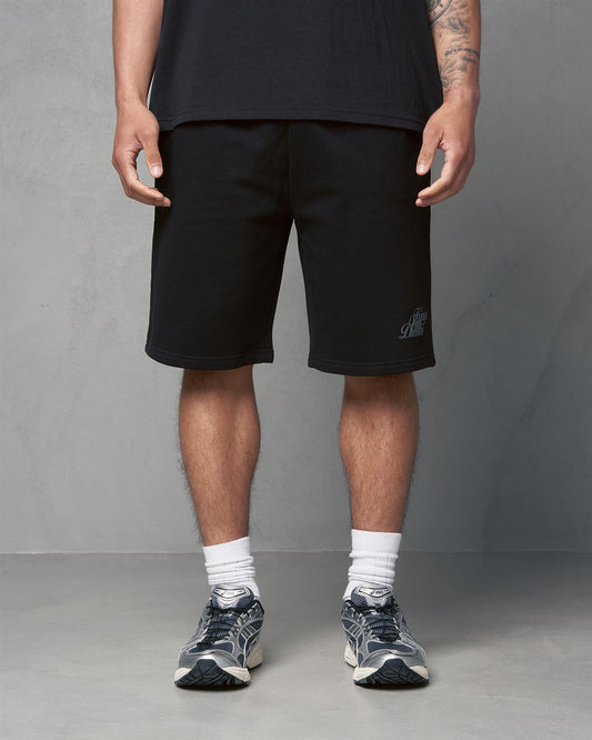 Studio Scripted Jog Shorts Black