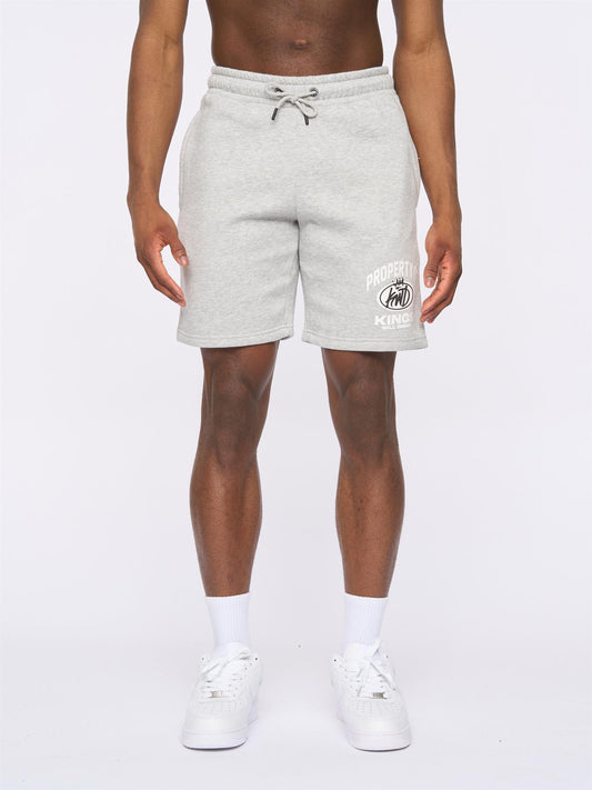 Prop Jog Shorts Grey Marl