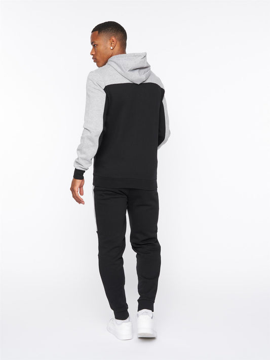 Burton Tracksuit Zip Thru Hoody Black / Grey Marl