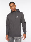 Coby Zip Thru Hoody Asphalt