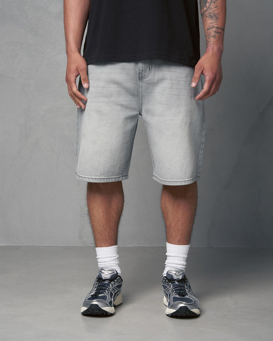 Studio Dubl Jorts Light Grey Wash