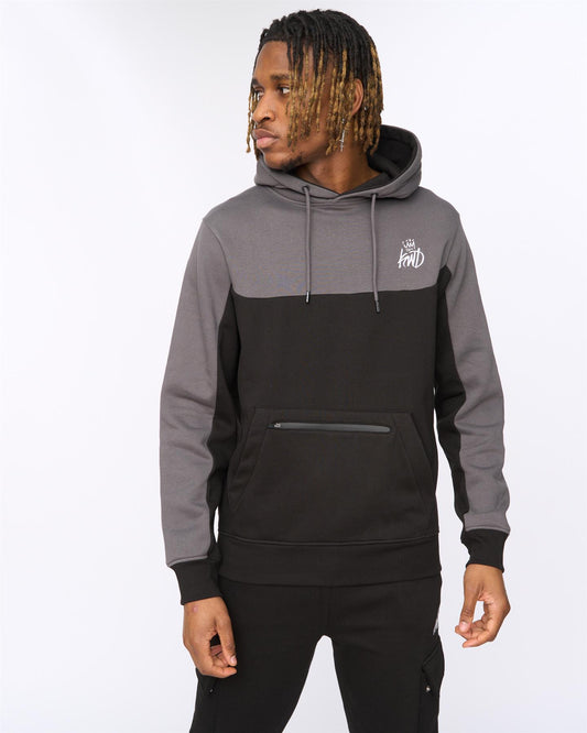 Techy Hoodie Black/Asphalt