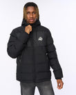 Fractioned Puffer Jacket Black
