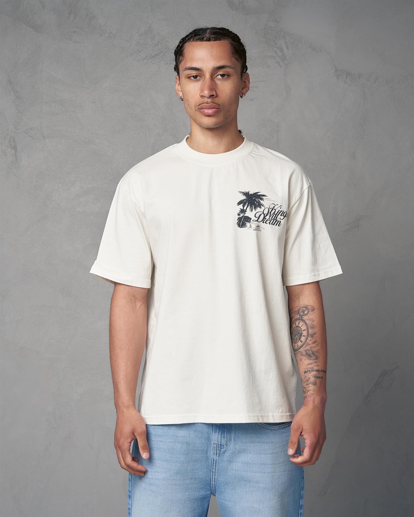 Studio Hotel Tropicana T Shirt Off White