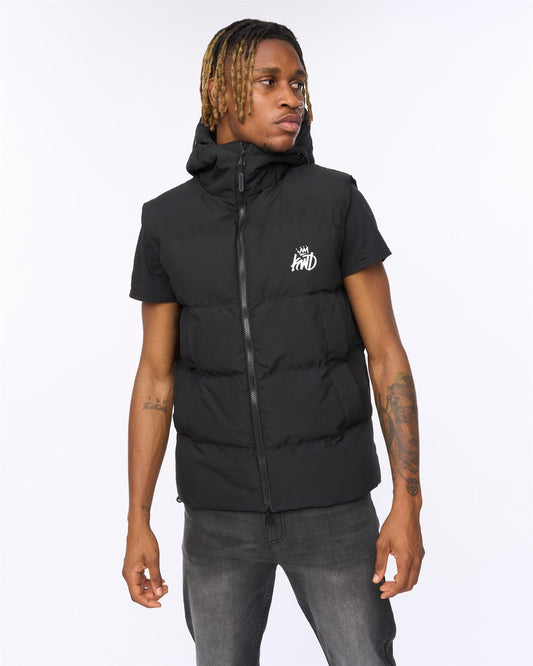 Nahjo Gilet Black