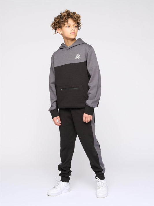 Kids Techy Tracksuit Black