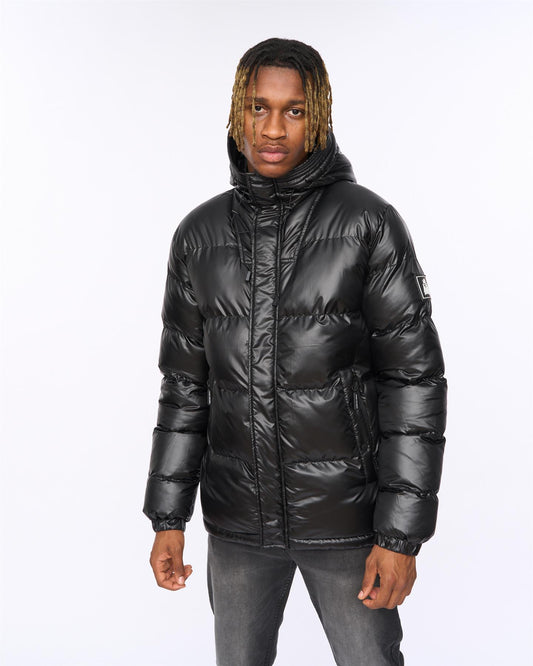 Welcome Puffer Jacket Black