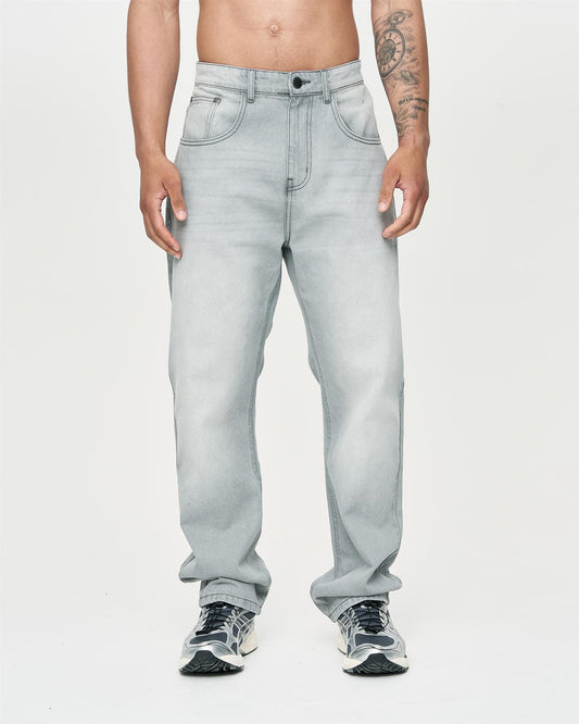 Studio Dee Baggy Jeans Light Grey Wash