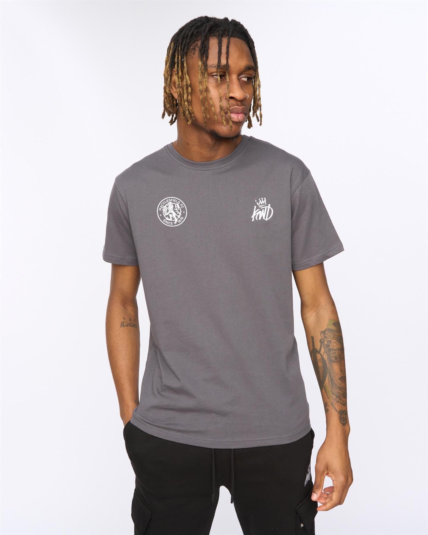 PREORDER Macclesfield FC x KWD T Shirt Asphalt