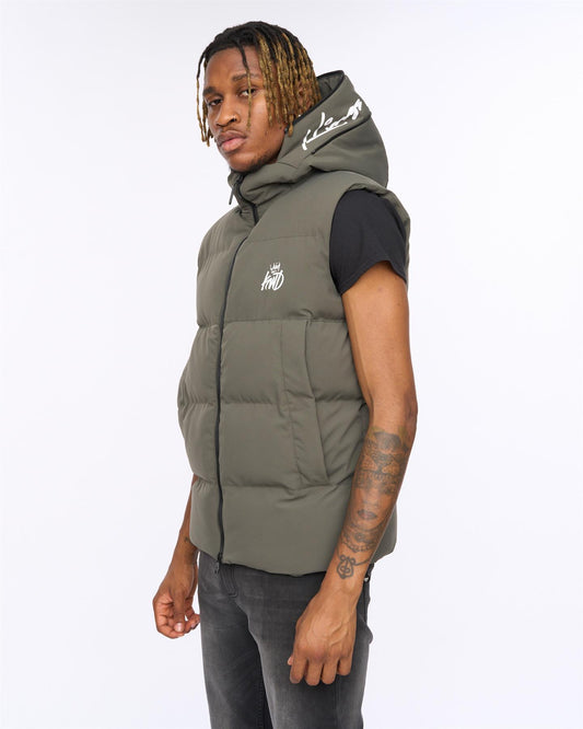 Nahjo Gilet Olive