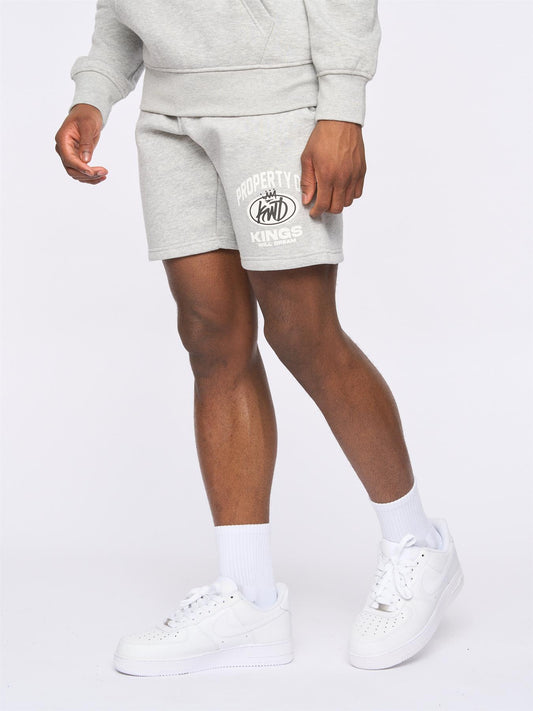 Prop Jog Shorts Grey Marl