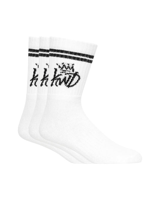 Hopper Sports Socks 3pk White