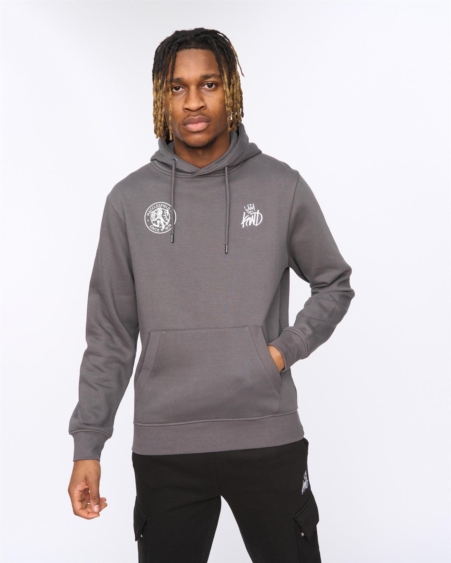 PREORDER Macclesfield FC x KWD Hoodie Asphalt