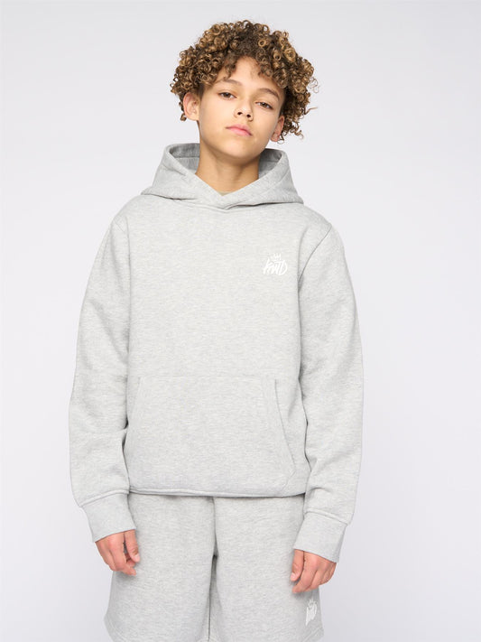 Kids Stanton Hoodie Grey Marl