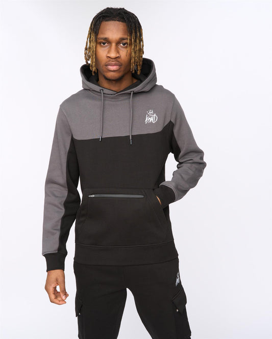 Techy Hoodie Black/Asphalt