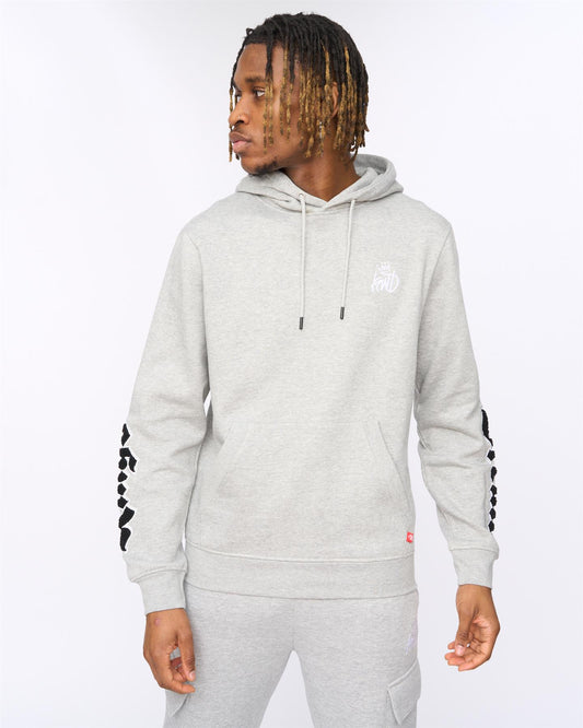 Sleevely Hoodie Grey Marl