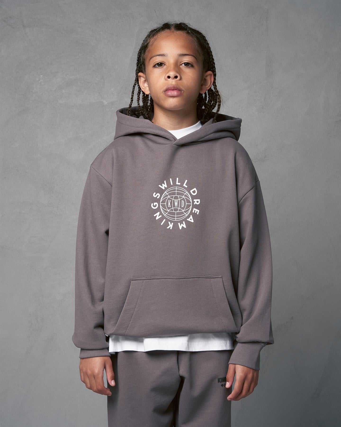 Kids Studio Globalise Hoodie Grey