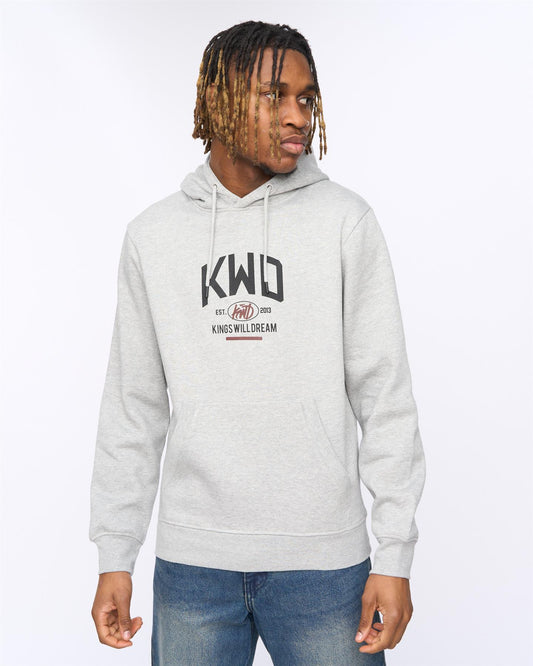 Tattooed Hoodie Grey Marl